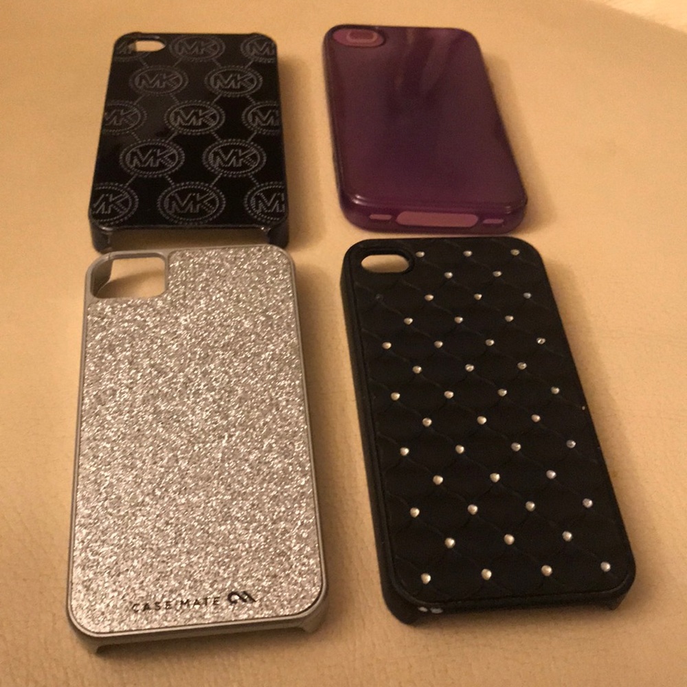 Bundle of four iPhone 4 or 4s cases
